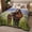 Horse Deer, variant on Korean Mink Blanket Queen Size, Animal/Floral Print Thick Heavy Korean Blanket - 8 LB Reversible Fleece Mink Style, (95"x 79") (Multicolor Zebra) (2Ply)