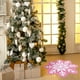 thumbnail image 4 of Winter Snowfleke Rug, 26.4'' Christmas Snowflake Door Mat, Non Slip Washable Welcome Door Mat, Cute Winter Doormats For Indoor Outdoor Entrance Home Bathroom, 4 of 7