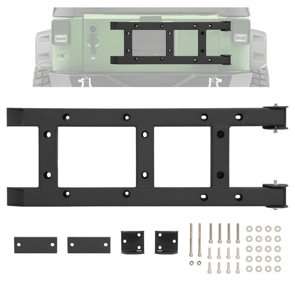 Steel Rear Door Hinge Tailgate Reinforcement For JEEP WRANGLER JK 2007-2018