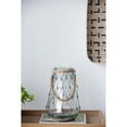 thumbnail image 3 of A & B Home Transitional Teardrop Clear And Black Vase With Handle 77652, 3 of 7
