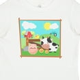 thumbnail image 4 of Inktastic Farm Animals with Cow, Chick and Pig Boys or Girls Baby T-Shirt, 4 of 5