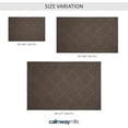 thumbnail image 3 of Calloway Mills 113230203 Chess Ribbed Brown Mat 2" x 3", 3 of 4