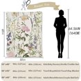 thumbnail image 3 of ZXFAMZUS Floral Flannel Throws, 13.78 in x 15.75 in, 3 of 10