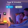 thumbnail image 4 of Rotary Glass Panel Constant Voltage LED Controller DC 12V 24V Smart Dimmer WIFI TUYA APP Cloud Control Black, 4 of 6