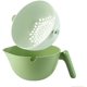 thumbnail image 1 of Colador y colador de cocina 2 en 1 para cocina, juego de colador de alimentos multifuncional, colador de plástico sin BPA con asa, lavadora de arroz, 1 of 5