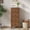 4-walnut, variant on Modern 3 Drawer Dresser for Bedroom, 37" Tall Mid Century Chest of Drawers with Fluted Wood Panel, Wood