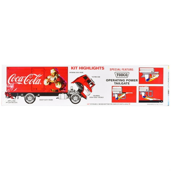 Ford C600 City Holiday Delivery Truck CocaCola AMT Model Kit