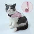 thumbnail image 1 of Cat Kitten Harness and Lead Set Escape Proof, Breathable Adjustable Cat Puppy Harness with Leash Set for Walking Pet Vest for Cats Reflective Kitty Small Dog Harness with Leash, 1 of 5