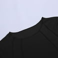 thumbnail image 4 of Women's Autumn Long Sleeve Ribbed Knit T-Shirt - Crew Neck Slim Fit, Seam Casual Wear, 4 of 8