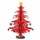 thumbnail image 1 of Calendrier de l'Avent, Mini Sapin de nol en Bois pour Decoraciones nol Table Cadeaux Enfants L Rouge, 1 of 2