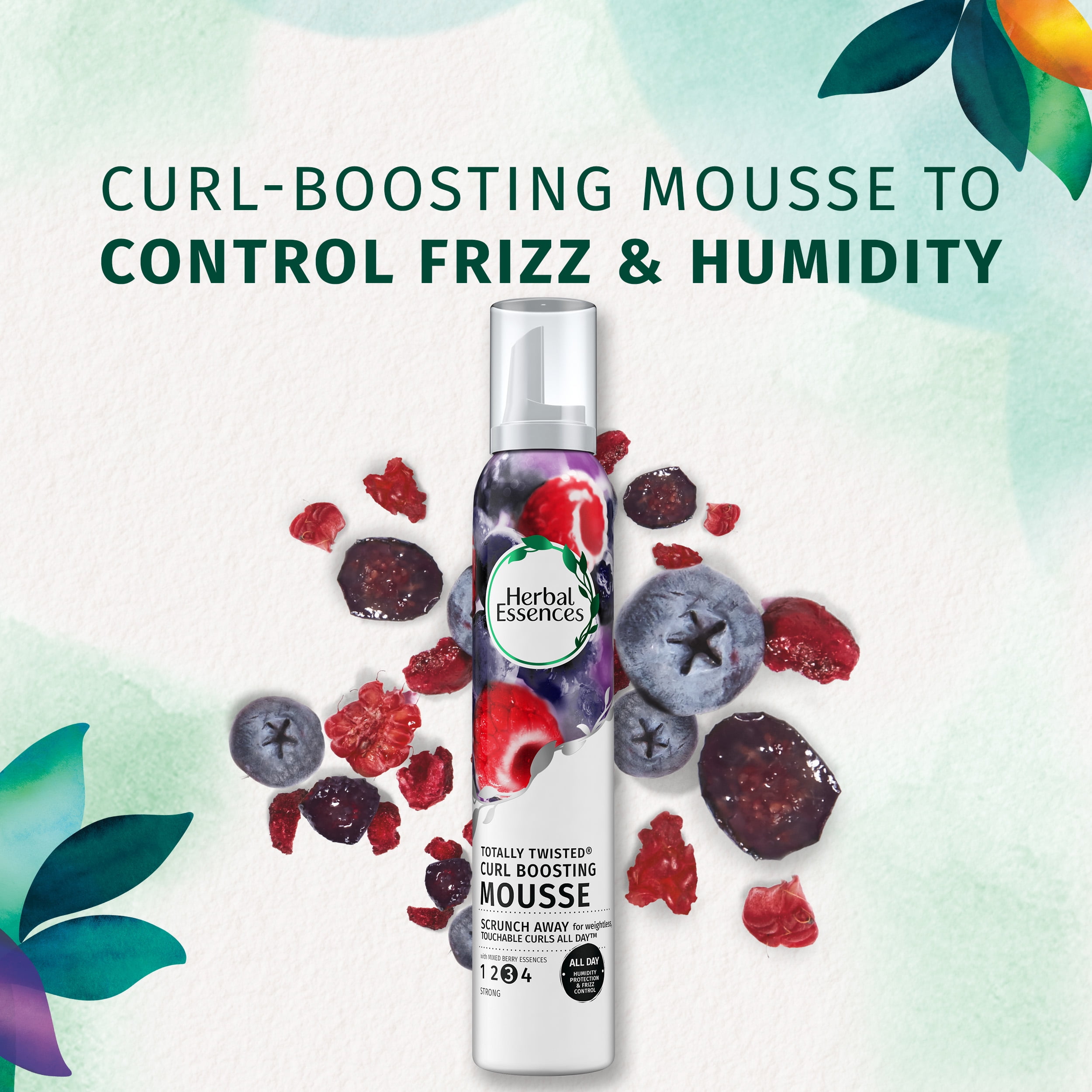 Herbal Essences Curl Boosting Mousse Frizz Control 6 8 Oz Walmart Com Walmart Com