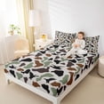 thumbnail image 4 of jejeloiu Wild Mallard Duck Twin Sheet Sets,Gray Green Brown Bedding For Kids 3-Piece, 4 of 7