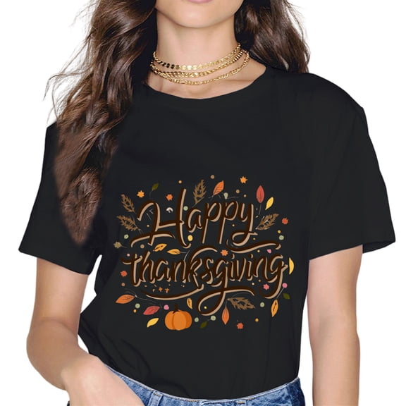 Happy Thanksgiving Design Graphic Turkey Thanksgiving T-Shirt