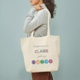 thumbnail image 3 of CafePress - Claire BINGO Tote Bag - Unisex Canvas Tote Bag, Beige, 1-Piece, 3 of 7