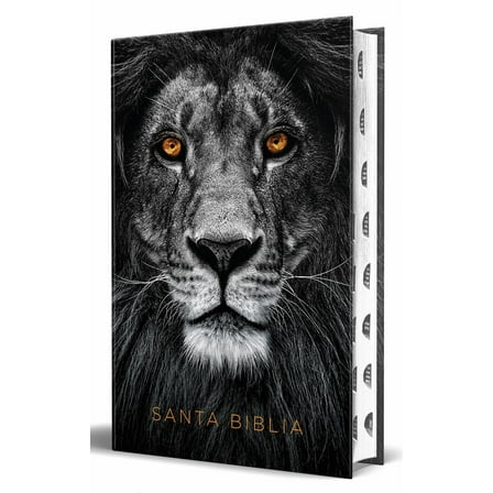 Biblia RVR 1960 Letra Grande Tamaño Manual, Tapa Dura león de Juda con índice / Spanish Bible RVR 1960 Handy Size Large Print Hardcover Lion of Judah with In (Hardcover)