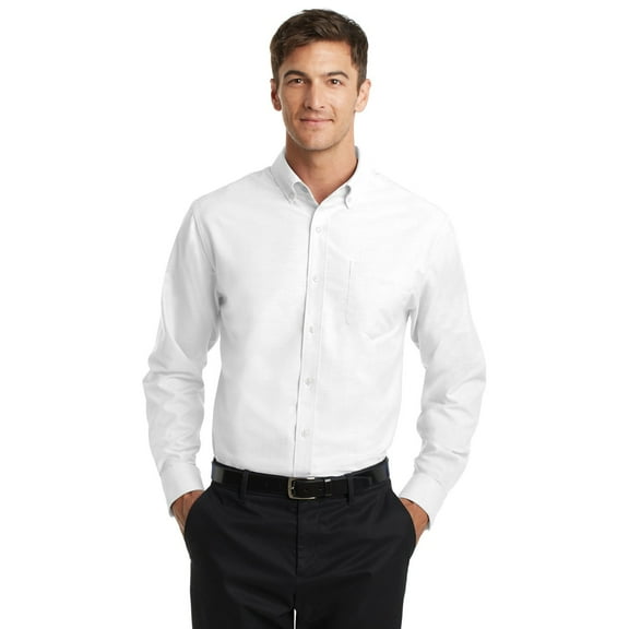 Port Authority Tall SuperPro Oxford Shirt. TS658