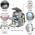 thumbnail image 2 of Diaper Bag Backpack for Mom & Dad Large Capacity Maternity Baby Nappy Bags (Dark Grey), 2 of 5