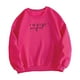 thumbnail image 4 of Sudadera de cuello redondo para mujer, suéteres de cuello redondo de ajuste relajado de invierno para desplazarse SG, 4 of 7