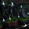 thumbnail image 3 of Led String Lights Net Mesh Lights 8 Modes 5ft x 5ft 96 Led Expandable Christmas Net Lights for Christmas Wedding Party Home Garden Lawn Bushes Indoor Outdoor Decor(Cool White), 3 of 5
