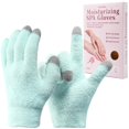 thumbnail image 1 of Guantes hidratantes MoyRetty con pantalla táctil de silicona, color verde, 1 of 7