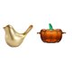 thumbnail image 1 of Figura de pájaro, plato de dulces de vidrio, tarro con tapa, estatua de animal de resina, forma de calabaza, accesorio decorativo, diseño realista, ad, 1 of 8