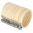 thumbnail image 1 of Crossed Stitch Hoops, Easy Assemble Sewing Supplies Embroidery Circle, For Needlepoint Stitching Embroidery, 1 of 7