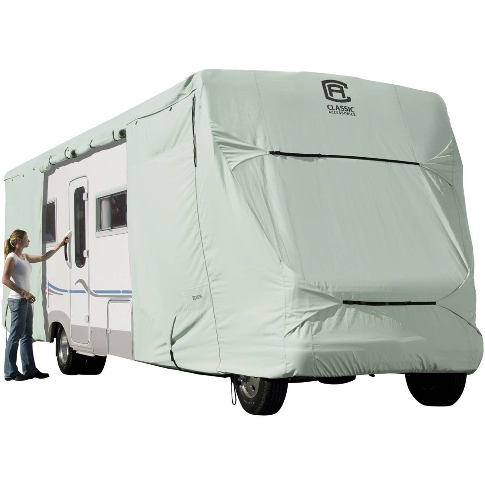 Classic Accessories Overdrive PermaPro Heavy Duty RV Cover, SilverSage