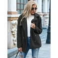 thumbnail image 5 of Women'S Winter Coats Fleece Faux Fur Shearling Oversized Trendy Jackets Warm Outerwear Clothing Black L, 5 of 9