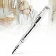 thumbnail image 4 of YLSHRF Fountain Pen Fine Fashionable Acrylic Fountain Pen Eyedropper Fountain Pen Fine Nib For Business Trips, Signing Documents, Travel, And Handwriting, 4 of 8