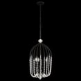 thumbnail image 3 of Varaluz Voliere 3-Lt Crystal Tall Pendant - Matte Black, 3 of 6