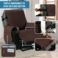 thumbnail image 2 of Power Lift Recliner Chair Cover,100% Waterproof Chair Cover, Non Slip Electric Power Lift Recliner Covers for Recliner Chair with Pocket Large Recliner Chair Covers, Brown, 2 of 5