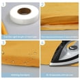 thumbnail image 3 of 70 Yards Hem Tape,1 In Durable No Sewing No Iron Tape,Set of 2 Black and White Iron on Hemming Adhesive Fabric for Jeans,Clothes, 3 of 6