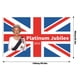 thumbnail image 5 of Bandera De Union Jack Con Ojales De Lat贸n Color Vivo 70 A帽os Gloriosos Bandera De Jubileo Decoraciones De Bandera De Jubileo De Platino Para Colgar En Fiestas De Jard铆n Al Aire Libre, 5 of 7
