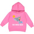thumbnail image 2 of Inktastic Fort Myers Beach Florida Dolphin Toddler Hoodie, 2 of 4