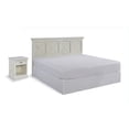thumbnail image 1 of Homestyles 5523-6015 Bay Lodge King Size Headboard & Nightstand, Off-White, 1 of 5