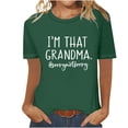 thumbnail image 1 of LSLJS Mode Femmes Col Rond Manches Courtes Imprimé T-Shirt Blouse Décontractée Hauts, Cadeaux pour Femmes, 1 of 4