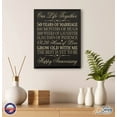 thumbnail image 2 of 50th Wedding Anniversary Wall Plaque Gift, 2 of 16