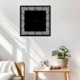 thumbnail image 3 of Black Geometric Wooden Wall Clock Silent Non Ticking, Greek Key Design Abstract Modern Art Square Wall Clocks Battery Operated, Decor Clock for Home Office, Living Room, Kitchen, 10 Inch, 3 of 9