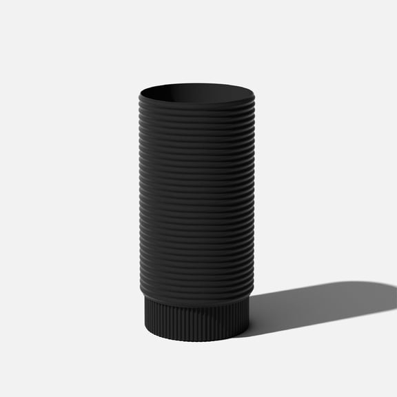 Veradek Mod Series 29" Plastic-Stone Extra Tall Planter - (Black)