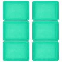 Niceauty Play Tray Puzzle Sorter Trays Green PP 6Pcs