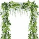 thumbnail image 4 of Injueey Flores artificiales de glicinia para decoración de boda flores artificiales de larga duración para decoración de fiesta Plantas Artificiales Verde Alambre de hierro, 4 of 6