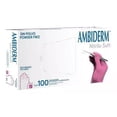thumbnail image 1 of Guantes descartables antideslizantes Ambiderm Soft color rosa talle PP de nitrilo x 100 unidades, 1 of 2
