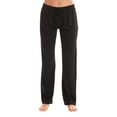 thumbnail image 4 of YDDIAN Womens Pajama Pants Cozy Drawstring Oversized Halloween Pants Flannel Plain Winter Sleep Y2k Pajama Bottoms Black XXL, 4 of 7