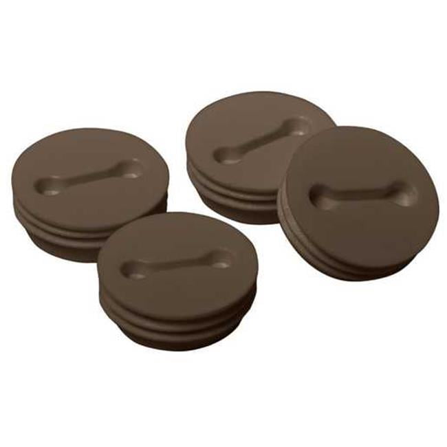 Bell Outdoor 5269-2 0.5 in. NPT Weatherproof Closure Plugs, Bronze - 4 Count