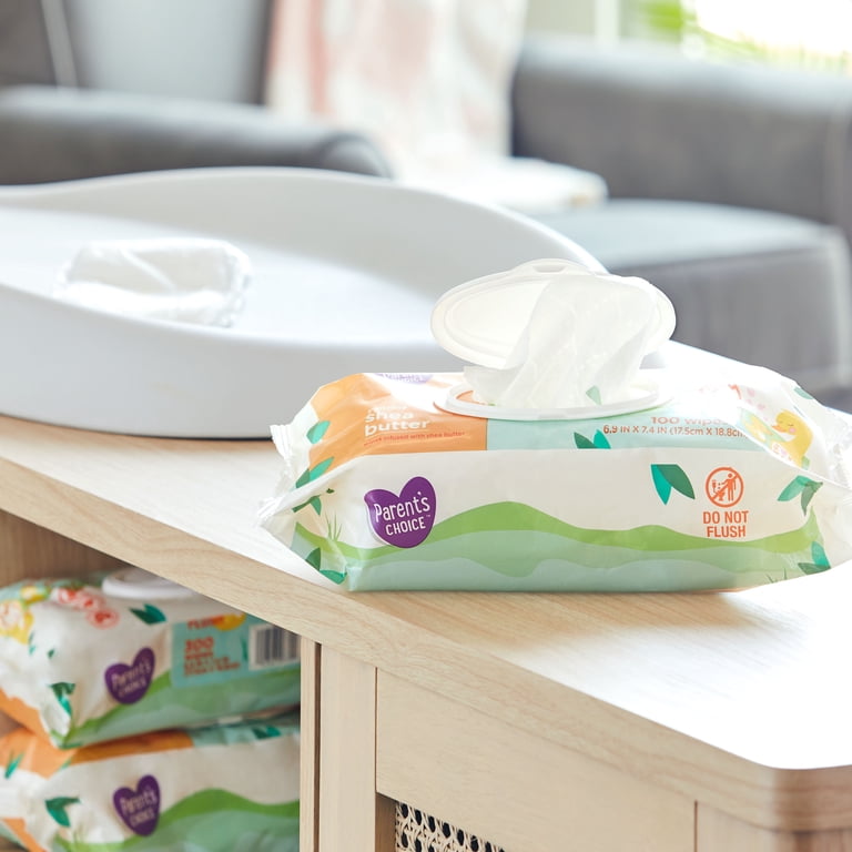 Parent's Choice Shea Butter Baby Wipes, 300 Count photo 2