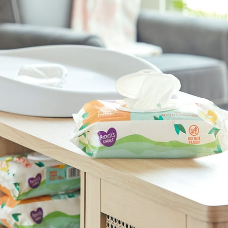 Parent's Choice Soothing Shea Butter Baby Wipes, 500 Count