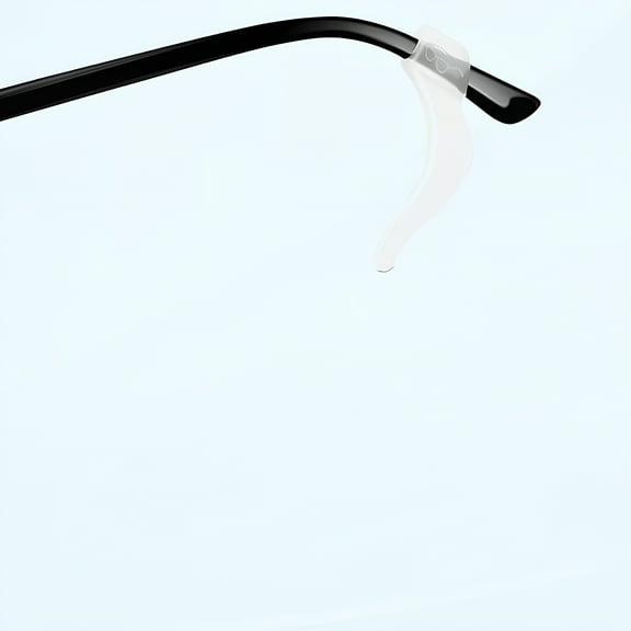 GJX Glasses Ear Grip, Anti-Slip Glasses Ear Hook Comfort Silicone Eyeglasses Ear Cushion For Glasses Sunglasses Reading Glasses Retainers for Kids Adults (Clear)