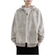 thumbnail image 1 of pstuiky camisas de manga larga para hombre, Sudadera holgada de manga larga con capucha y hombros caídos para hombre Tops de hombre s, 1 of 2