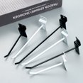 thumbnail image 3 of Gancho de placa de ranura Gancho de una sola línea Blanco Negro Accesorios para teléfonos móviles de supermercado Gancho para estante de joyería, 3 of 4