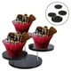 thumbnail image 5 of Soporte para pasteles, cupcakes, expositor de frutas, soporte para joyas para fiestas. Negro S, 5 of 6